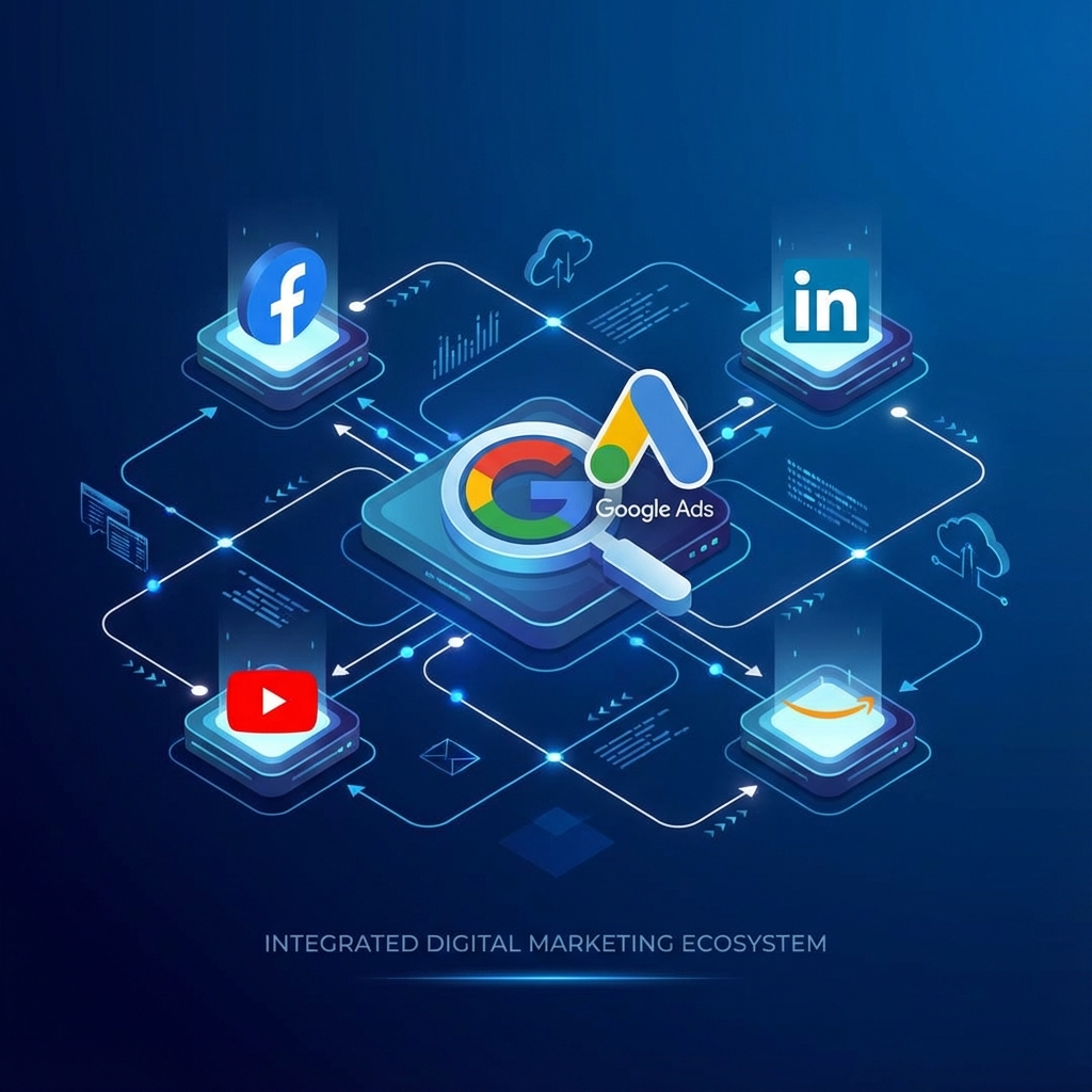 Google, Facebook, LinkedIn, YouTube